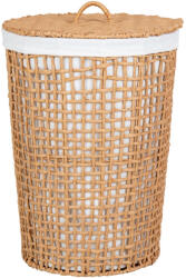 House Nordic Pomal szennyeskosár, papír, natúr, fehér, 42x56 cm (4401548) - leziteronline