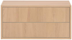 Leziter Boxie 2 fiókos fali szekrény 40x80x37 cm sonoma tölgy (LBX40802FST) - leziteronline