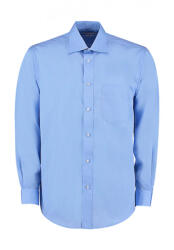 Kustom Kit Férfi hosszú ujjú Ing Kustom Kit Classic Fit Business Shirt M, Világos kék