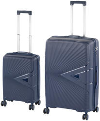 Leziter TraveLux Endure III gurulós bőrönd szett kék (LTREBS-III-BLU) - leziteronline