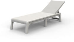 Keter Mallorca műanyag napozóágy fehér (260547)
