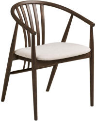 House Nordic Agustin étkezőszék, tölgyfa szövetüléssel, füstölt/homokszín (1001461)