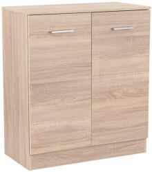 Leziter Miami komód 2 ajtós 80x92 cm sonoma tölgy-sonoma tölgy (LMK2ASTST)