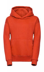 Russell Gyerek kapucnis hosszú ujjú pulóver Russell Europe Kids' Hooded Sweat S (104/3-4), Narancssárga