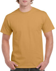 Gildan Férfi póló Rövid ujjú Gildan Heavy Cotton Adult T-Shirt - M, Régi arany