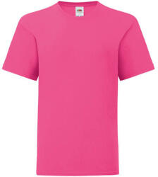 Fruit of the Loom Gyerek rövid ujjú póló Fruit of the Loom Kids' Iconic 150 T -128 (7-8), Fuchsia