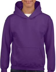 Gildan Gyerek Pulóver Kapucnis Hosszú ujjú Gildan Heavy Blend Youth Hooded Sweat - L (164), Lila
