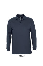 SOL'S Férfi galléros póló SOL'S SO11353 Sol'S Winter Ii - Men'S polo Shirt -L, Navy