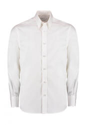 Kustom Kit Férfi hosszú ujjú Ing Kustom Kit Tailored Fit Premium Oxford Shirt M, Fehér