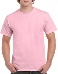 Gildan Férfi póló Rövid ujjú Gildan Heavy Cotton Adult T-Shirt - XL, Világos rózsaszín (pink)