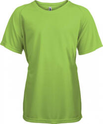 Proact Gyerek póló Proact PA445 Kids' Short Sleeved Sports T-Shirt -8/10, Lime