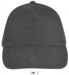 SOL'S Uniszex sapka SOL'S SO88110 Sol'S Sunny - Five panel Cap -Egy méret, Dark Grey