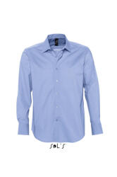 SOL'S Férfi ing SOL'S SO17000 Sol'S Brighton - Long Sleeve Stretch Men'S Shirt -M, Bright Sky