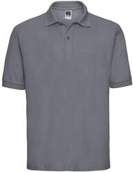 Russell Europe Férfi galléros póló rövid ujjú Russell Europe Polo Blended Fabric - M, Konvoj szürke