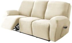 Relax Fotel Huzat (bársonyos, 3 üléses, bézs, rugalmas)