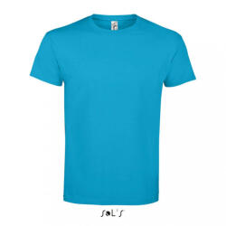 SOL'S Csomag akciós póló (min. 3 db) Férfi póló SOL'S SO11500 Sol'S Imperial - Környakú póló -M, Aqua