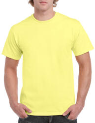 Gildan Férfi póló Rövid ujjú Gildan Heavy Cotton Adult T-Shirt - XL, Cornsilk (világossárga)