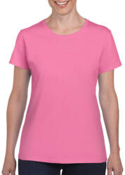 Gildan Női póló Rövid ujjú Gildan Ladies' Heavy Cotton? T-Shirt - M, Azálea (világos rózsaszín)