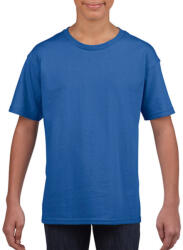 Gildan Gyerek póló Rövid ujjú Gildan Softstyle Youth T-Shirt - L (140/152), Királykék