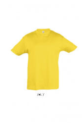 SOL'S Gyerek póló SOL'S SO11970 Sol'S Regent Kids - Round neck T-Shirt -10A, Gold