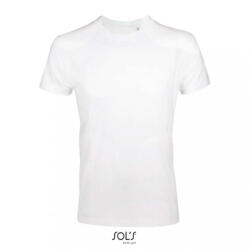 SOL'S Férfi póló SOL'S SO00580 Sol'S Imperial Fit - Környakú Testhezálló póló -2XL, White