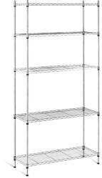  Áttört dróttároló állvány, szürke, 180x90x35cm, 150kg-ig