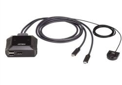 ATEN US3312 2 portos USB-C 4K DisplayPort KVM kapcsoló távoli port kapcsolóval Aten | 2 portos USB-C 4K DisplayPort KVM kapcsoló távoli portkapcsolóval | US3312 | Garancia