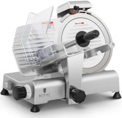  Elektromos szeletelőgép felvágottakhoz és sajtokhoz, 150 W, 250 mm-es tárcsa