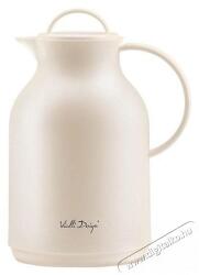 Vialli Design Termosz üvegbetéttel, 1 l, krém, AMO 7770