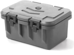  Hőszigetelt vendéglátóipari tartály, élelmiszertermosz, légmentesen záródó, LDPE GN1/1 200mm