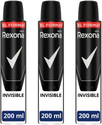 Rexona Triopack For Men Invisible B&W 200 ml (3x8720181584282)