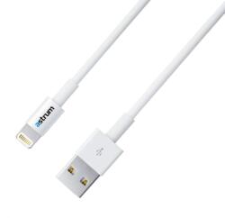 Astrum Ac820 Apple Iphone 2 m USB - Lightning 8Pin Adatkábel Fehér, Mfi Engedéllyel A35520-Q