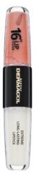 Dermacol 16H Lip Colour Extreme Long-Lasting Lipstick ruj si luciu de buze cu persistenta indelungata 2 in 1 No. 14 8 ml