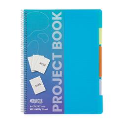 KARTON P+P Projektkönyv A4 PP 100 oldal, vonalas/kockás (2-22126)