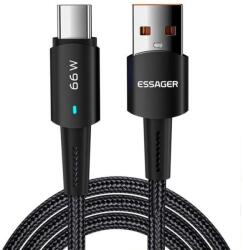Essager Sunset USB-C към USB-A 2.0 6A, 66W, 1m (EXCT-CG01)