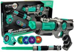  Lézerfegyverkészlet - Fénykarddal, Korongvetővel