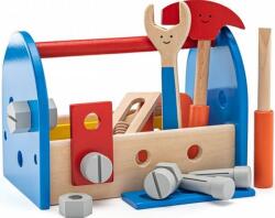 Woodyland Set de joaca Woody - Cos din lemn cu instrumente (90104) Set bricolaj copii