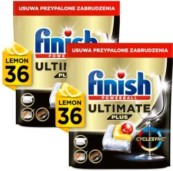 Finish Ultimate Plus Mosogatógép kapszula Citrom illat 72 db (5999109582447)