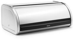 Brabantia Cutie pentru paine Brabantia Roll Top 646890, 16 L, 44.5x26 cm, Constructie usoara si robusta, Inox/Mat (646890)
