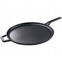 Kinghoff Tigaie pentru clatite din fonta Kinghoff KH 1895, 29 cm, Suprafata neaderenta, Inductie, Negru (KH 1895)