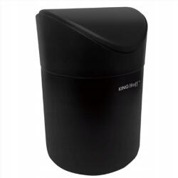 Kinghoff Cos de gunoi Kinghoff KH 1813, 1.8 L, 12 x 17 cm, Otel inoxidabil, Negru (KH 1813) Cos de gunoi