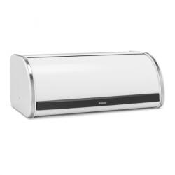 Brabantia Cutie pentru paine Brabantia Roll Top 1003250, 16 L, 44.5x26 cm, Constructie usoars si robusta, Alb/Inox (1003250)