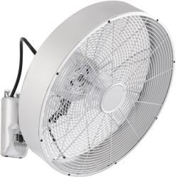 ZEVENTI - Стенен вентилатор fanny 50w/230v матов хром + дистанционно управление (zv0051)