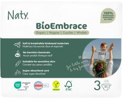 Naty Bioembrace Midi pelenkák 4-9 kg (30 db)