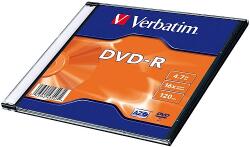 Verbatim Dvd-r 4, 7GB x16 Azo Slim 1 darab