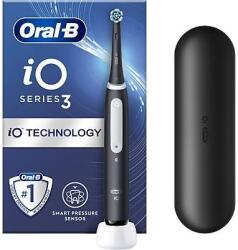 Oral-B IO3 Series Black Elektromos Fogkefe + Utazó Tok - fizz