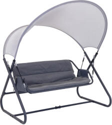  GARDEN SWING hintapad baldachinnal, 3 személyes, szabadon álló párna