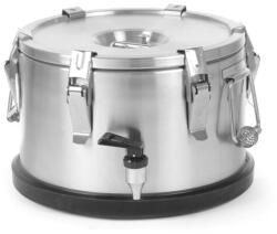  Acél termosz csappal élelmiszer szállításhoz 10L - Hendi 710128 (710128)