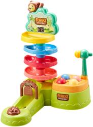 LeanToys Interaktív Golyócsúszda Érzéki Katapult Kalapács