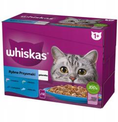 Whiskas Adult 12x85G Halas Finomságok Zselében